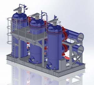 3 x 50% Coarse Strainer Skid Package